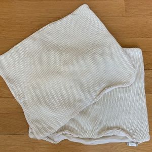 2 Pottery Barn standard pillow decorative covers